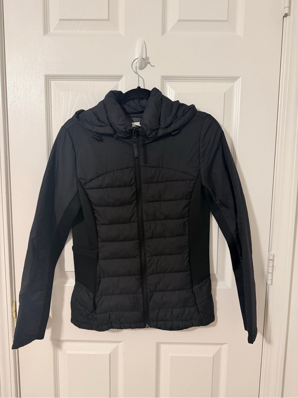 Calvin Klein Black Quilted Hooded Puffer Jacket